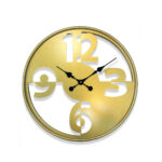 ساعت دیواری طلایی منزل