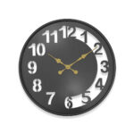 ساعت مشکی دیواری آرام ست