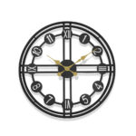 ساعت دیواری مشکی طرج جدید