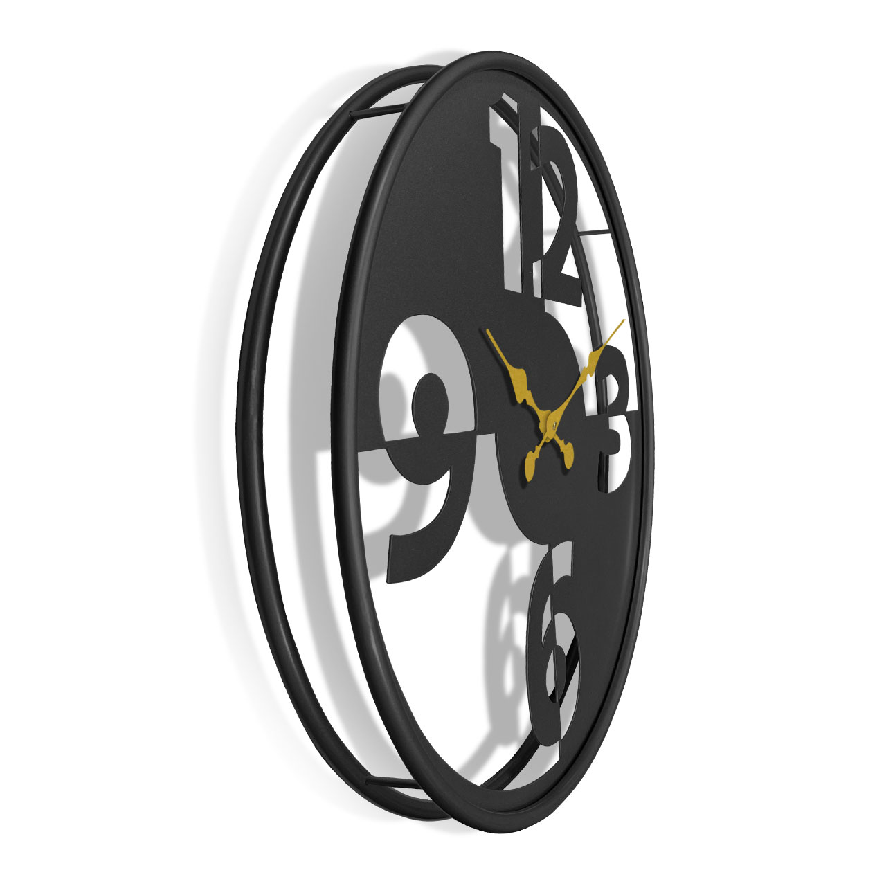 ساعت با موتور آرام گرد