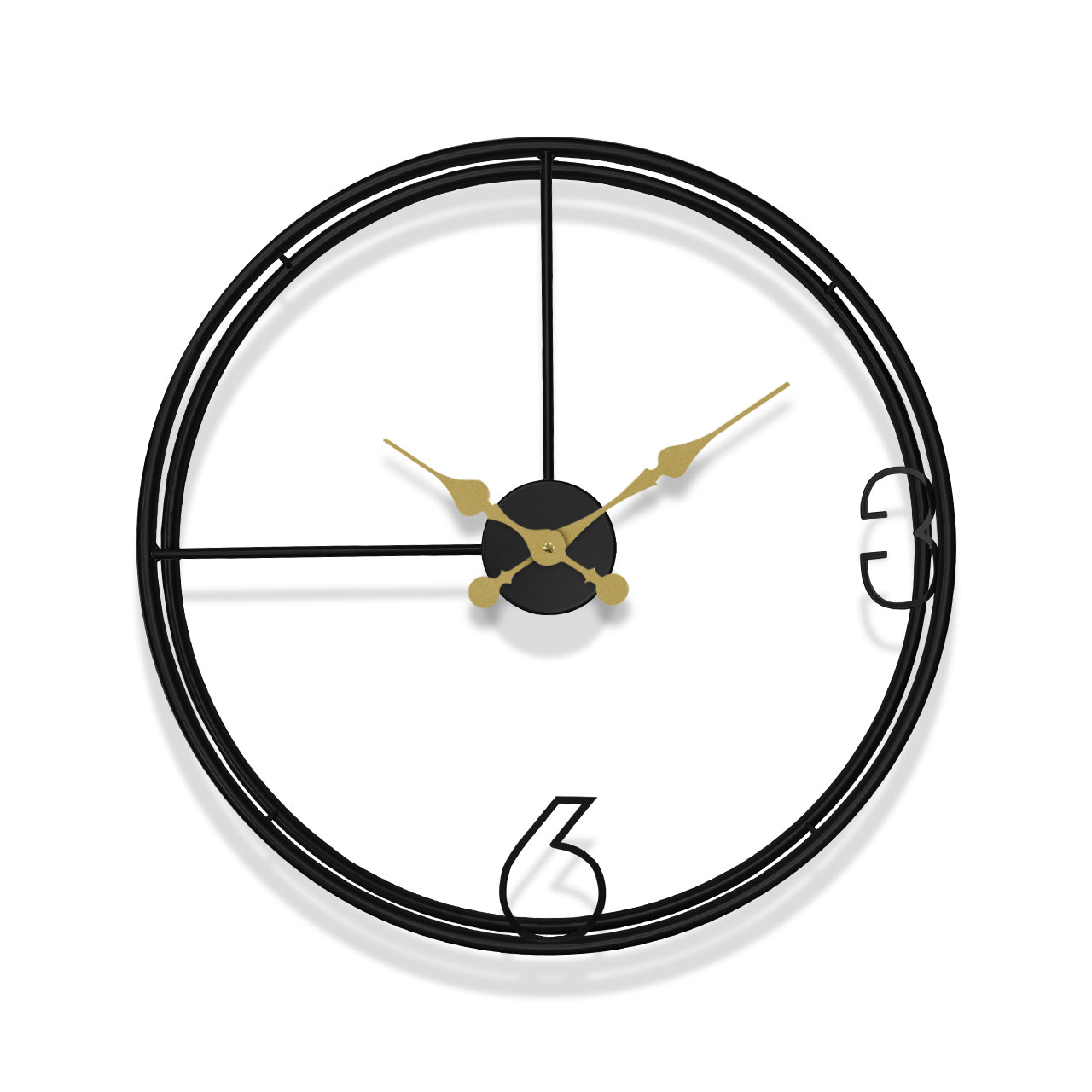 ساعت دیواری فلزی